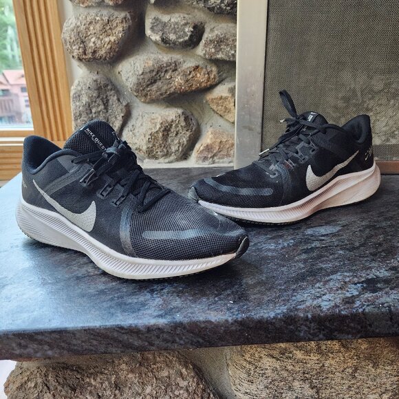 Nike Quest 4 DA1105-006 Black/White Running Sneakers Size 11.5 - Picture 2 of 11